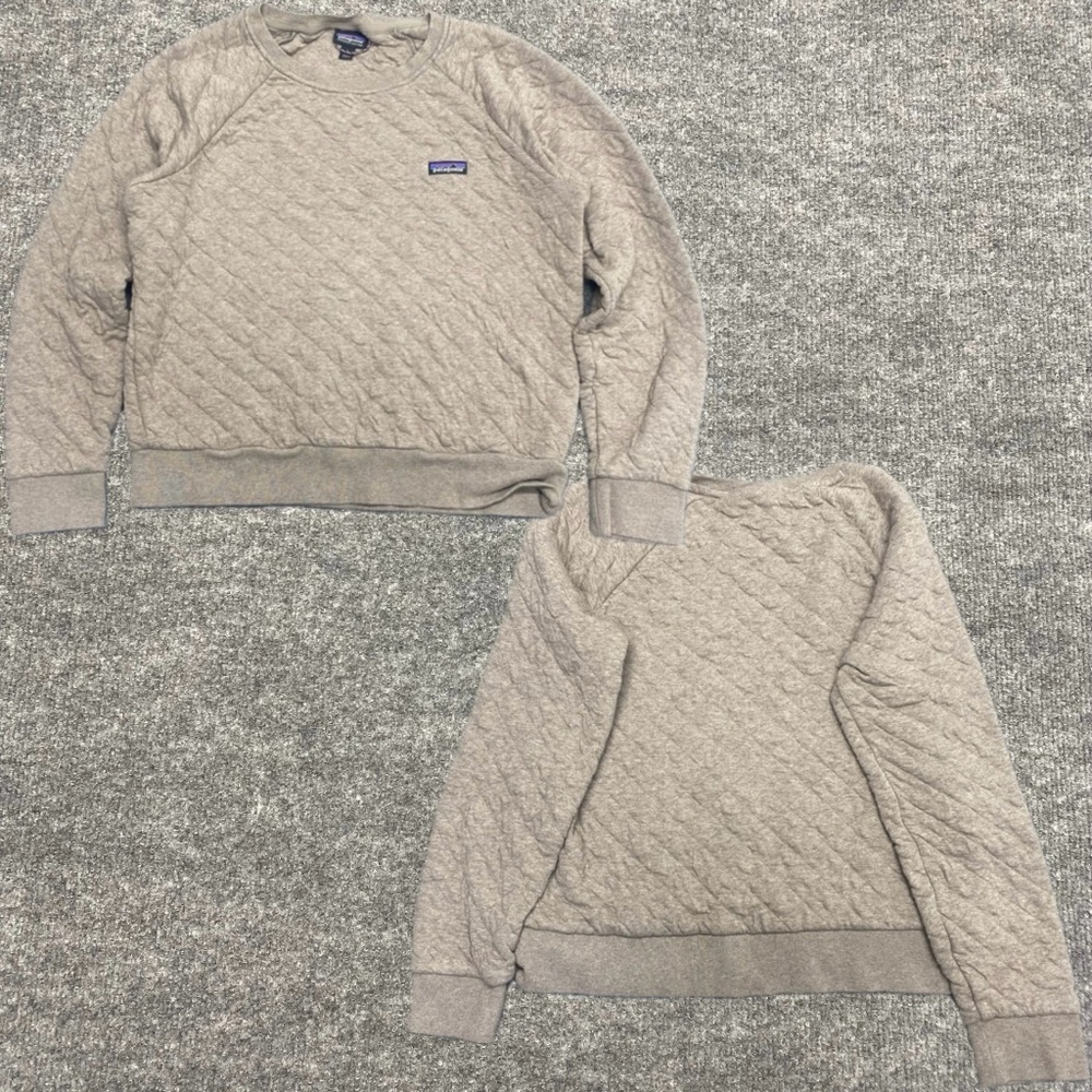 Patagonia Quilted crewneck sweater Size Large